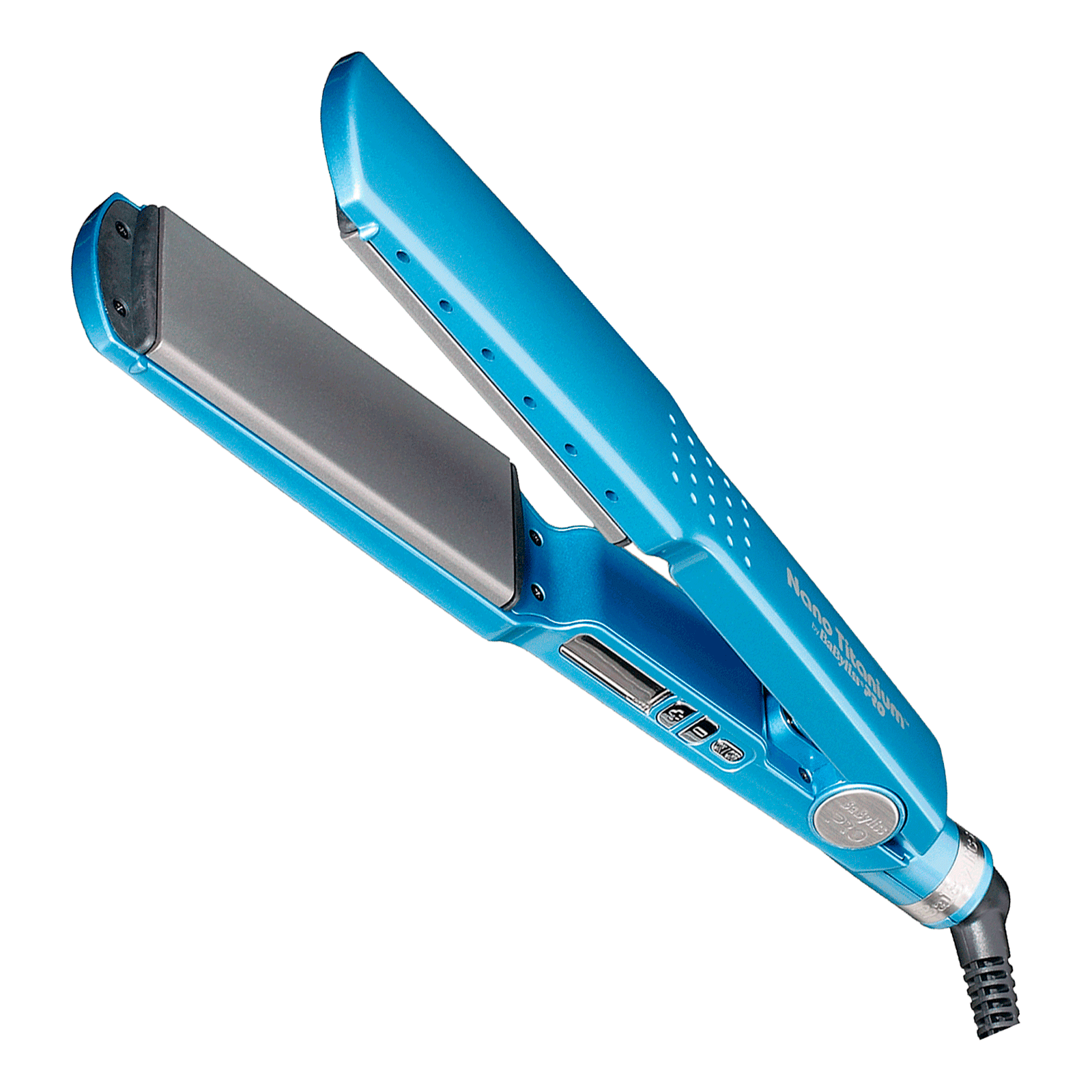 babyliss blue flat iron