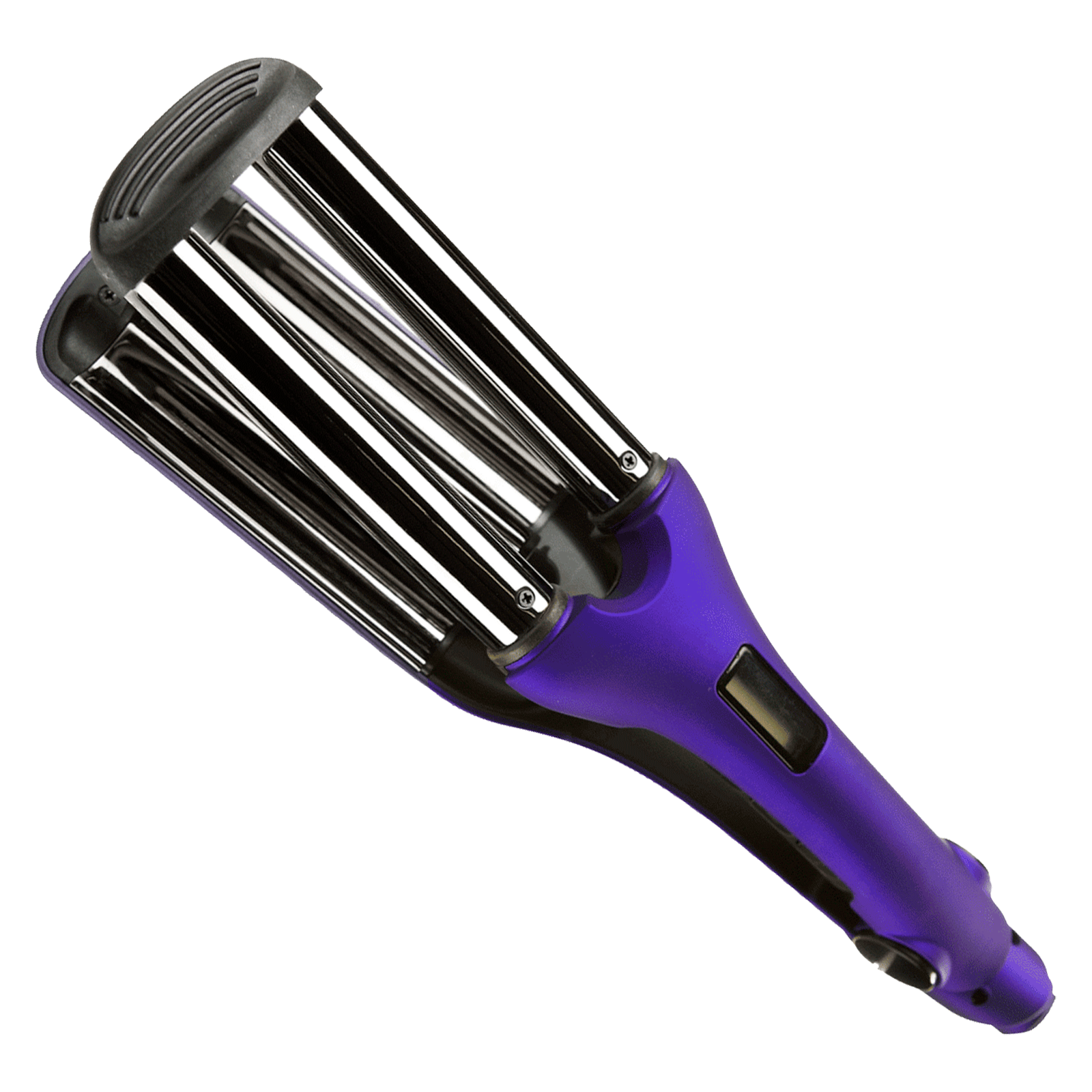 ion triple barrel waver titanium